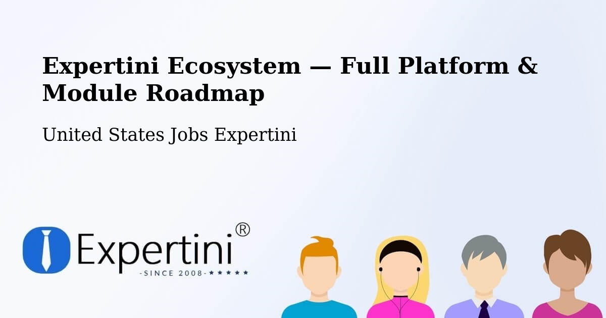 Expertini Ecosystem — Full Platform & Module Roadmap – Delafield